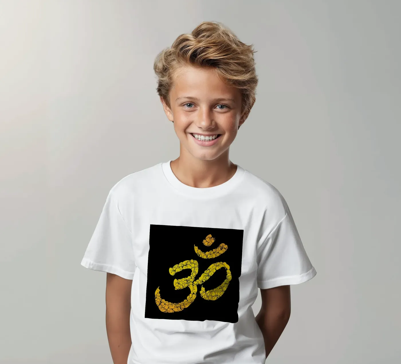 Om Cat kinder t-shirt van Tobe Fonseca