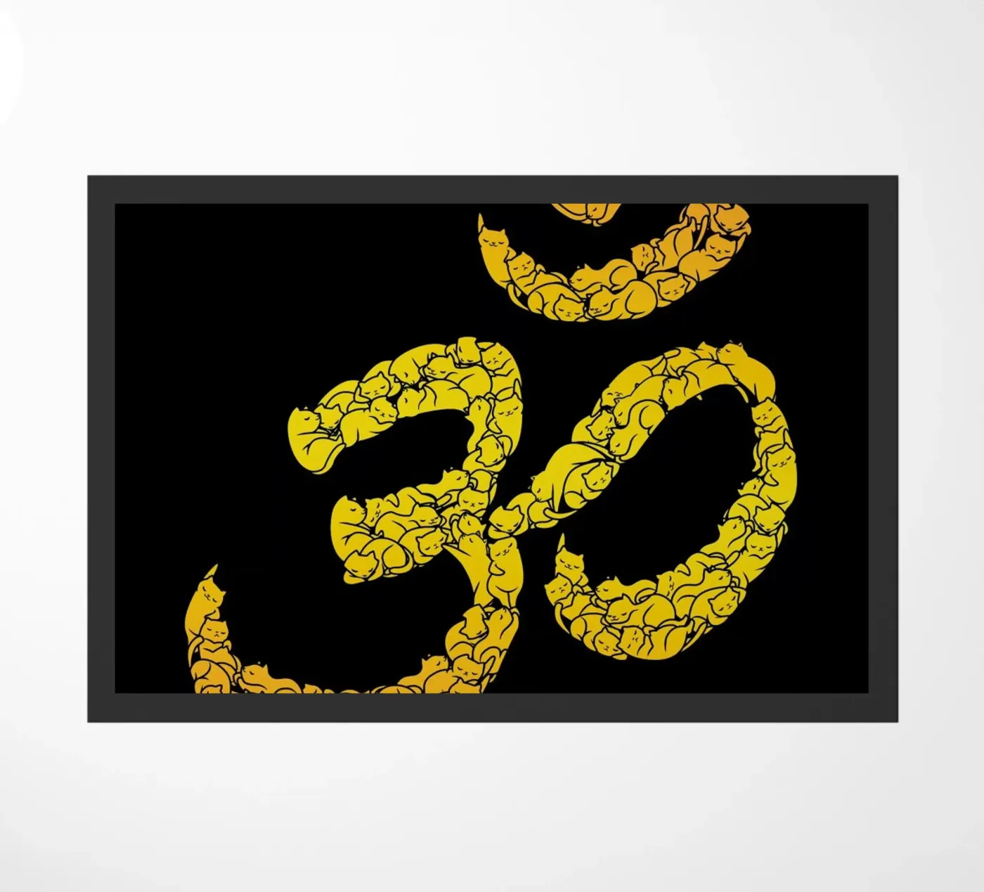 Om Cat Fußmatte von Tobe Fonseca