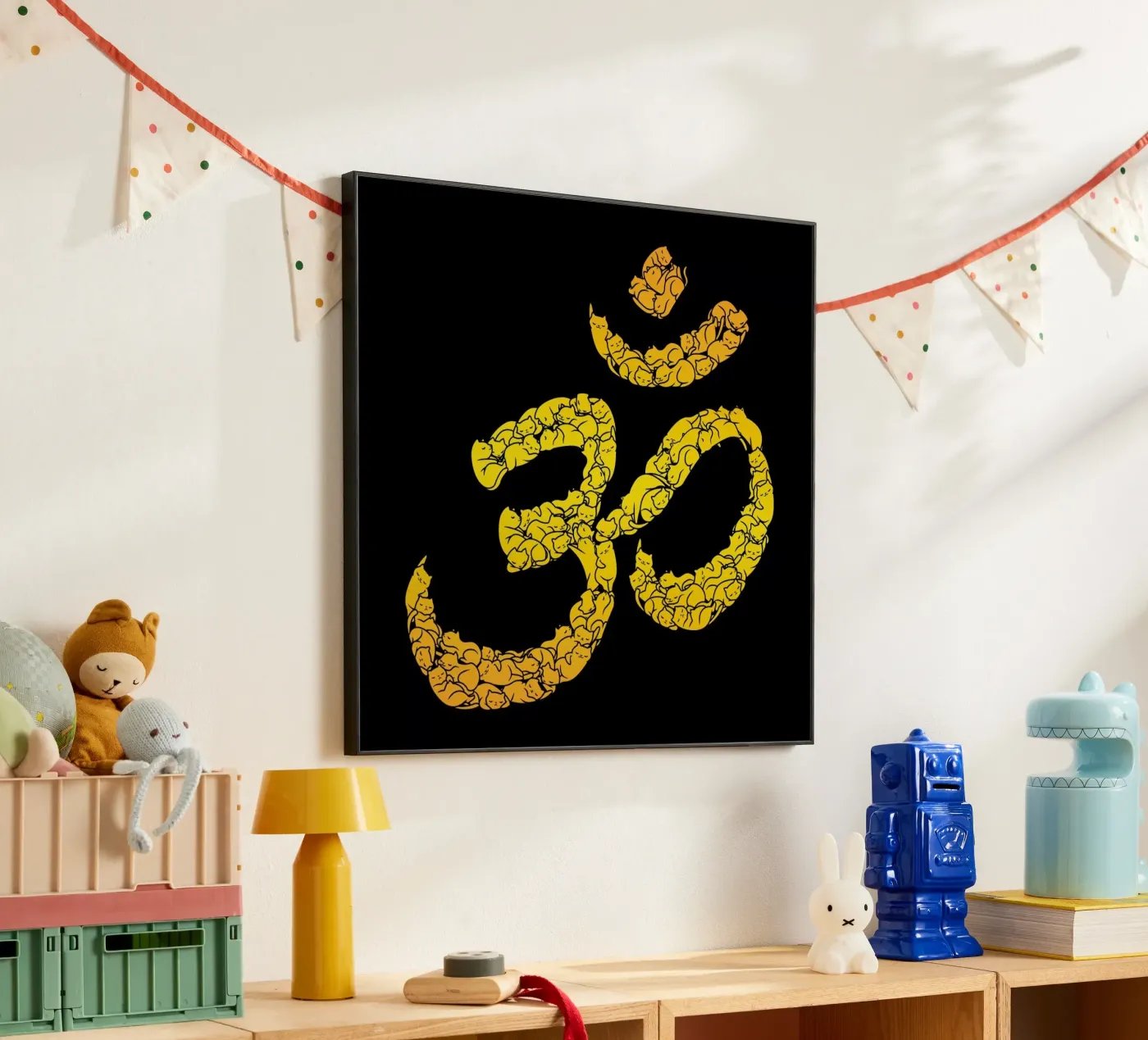 Om Cat alluminio dibond da Tobe Fonseca