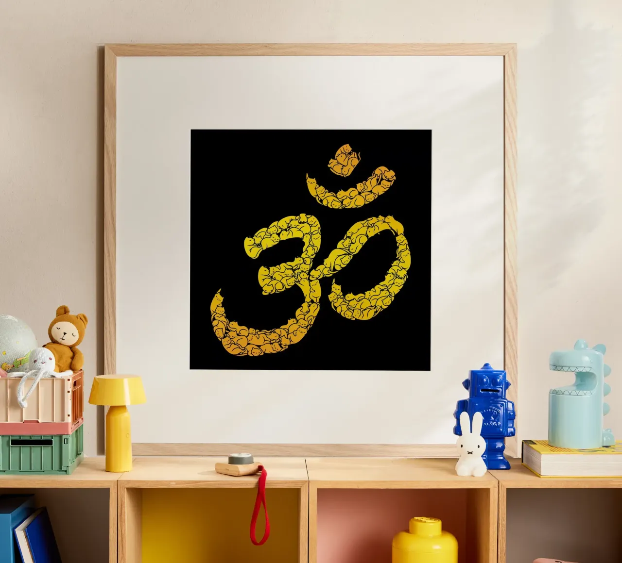 Om Cat poster by Tobe Fonseca