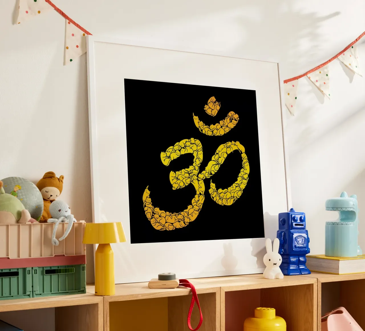 Om Cat poster by Tobe Fonseca