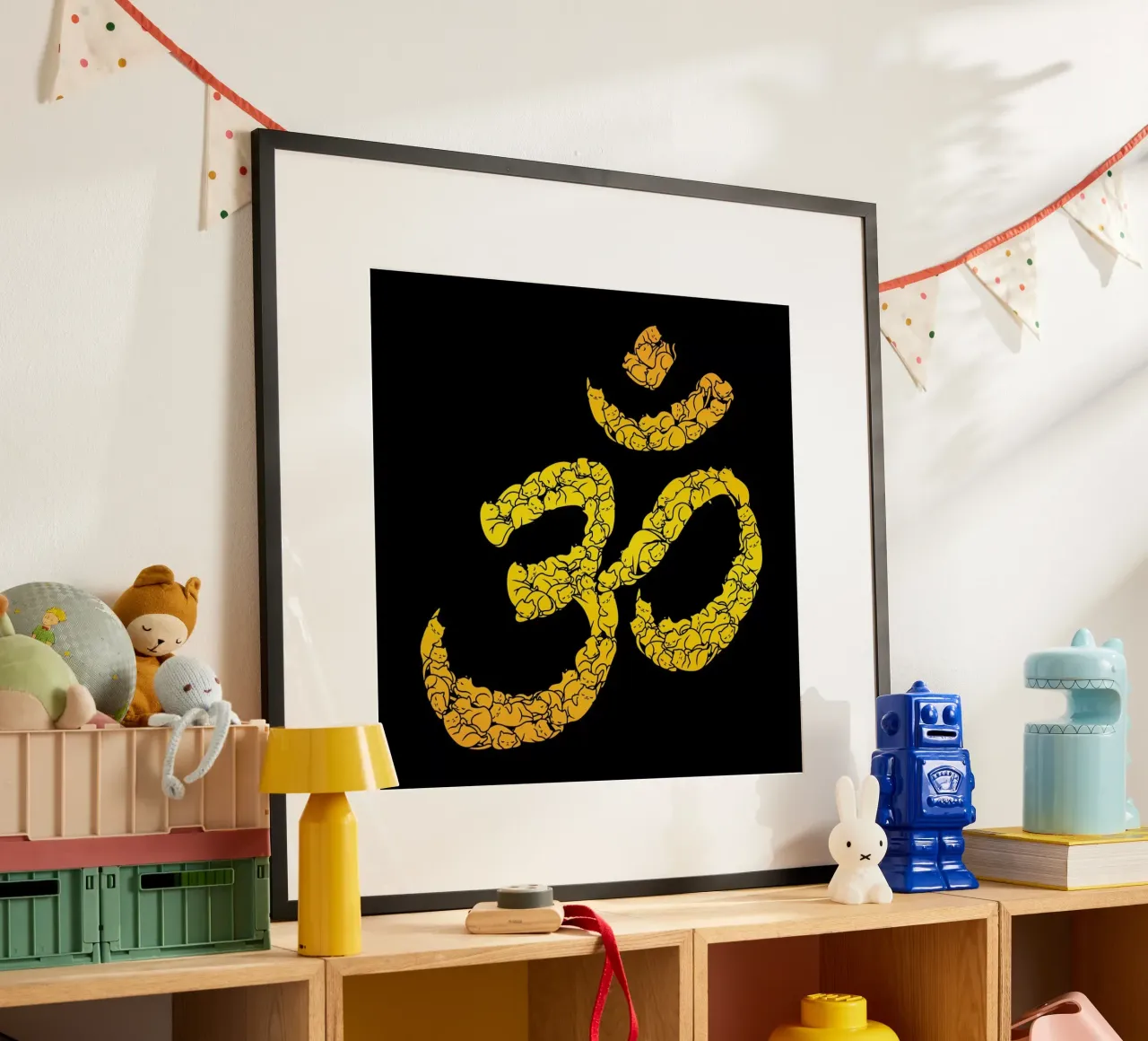 Om Cat poster by Tobe Fonseca