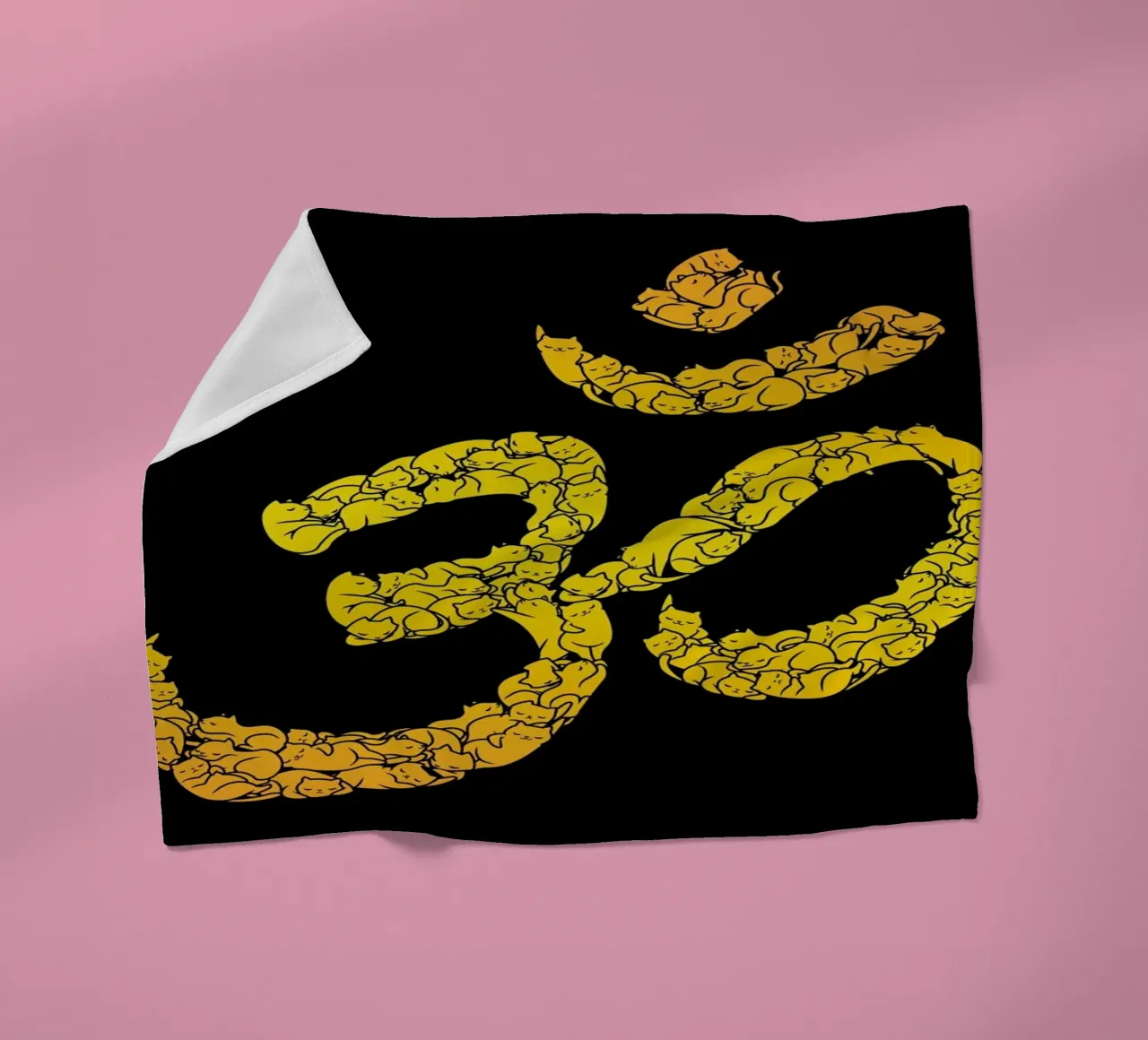Om Cat coperta in pile da Tobe Fonseca
