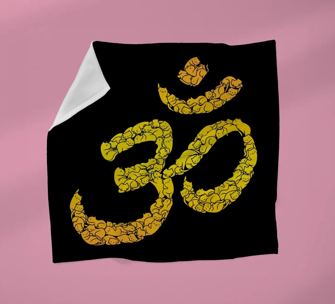 Om Cat coperta in pile da Tobe Fonseca