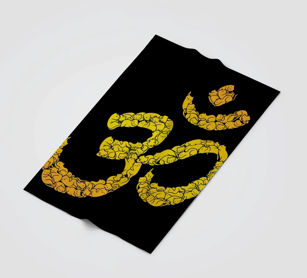 Om Cat coperta in pile da Tobe Fonseca