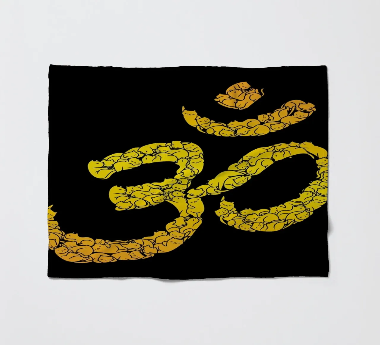 Om Cat coperta in pile da Tobe Fonseca