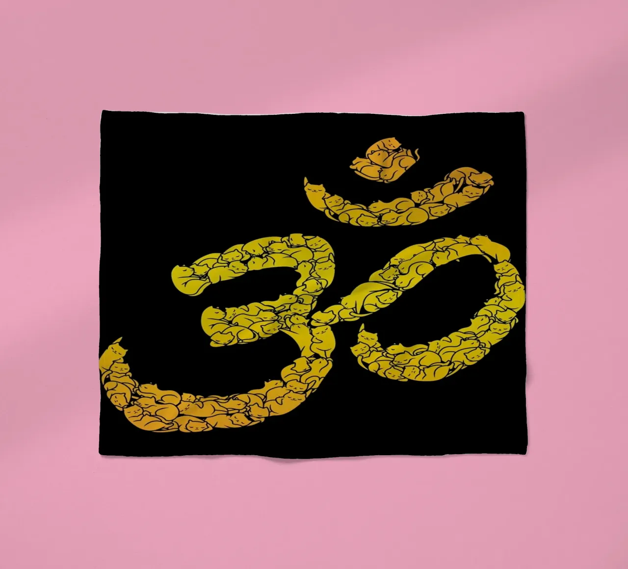 Om Cat coperta in pile da Tobe Fonseca