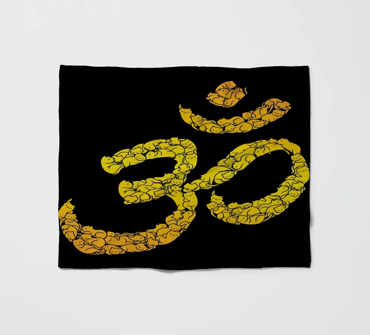 Om Cat coperta in pile da Tobe Fonseca