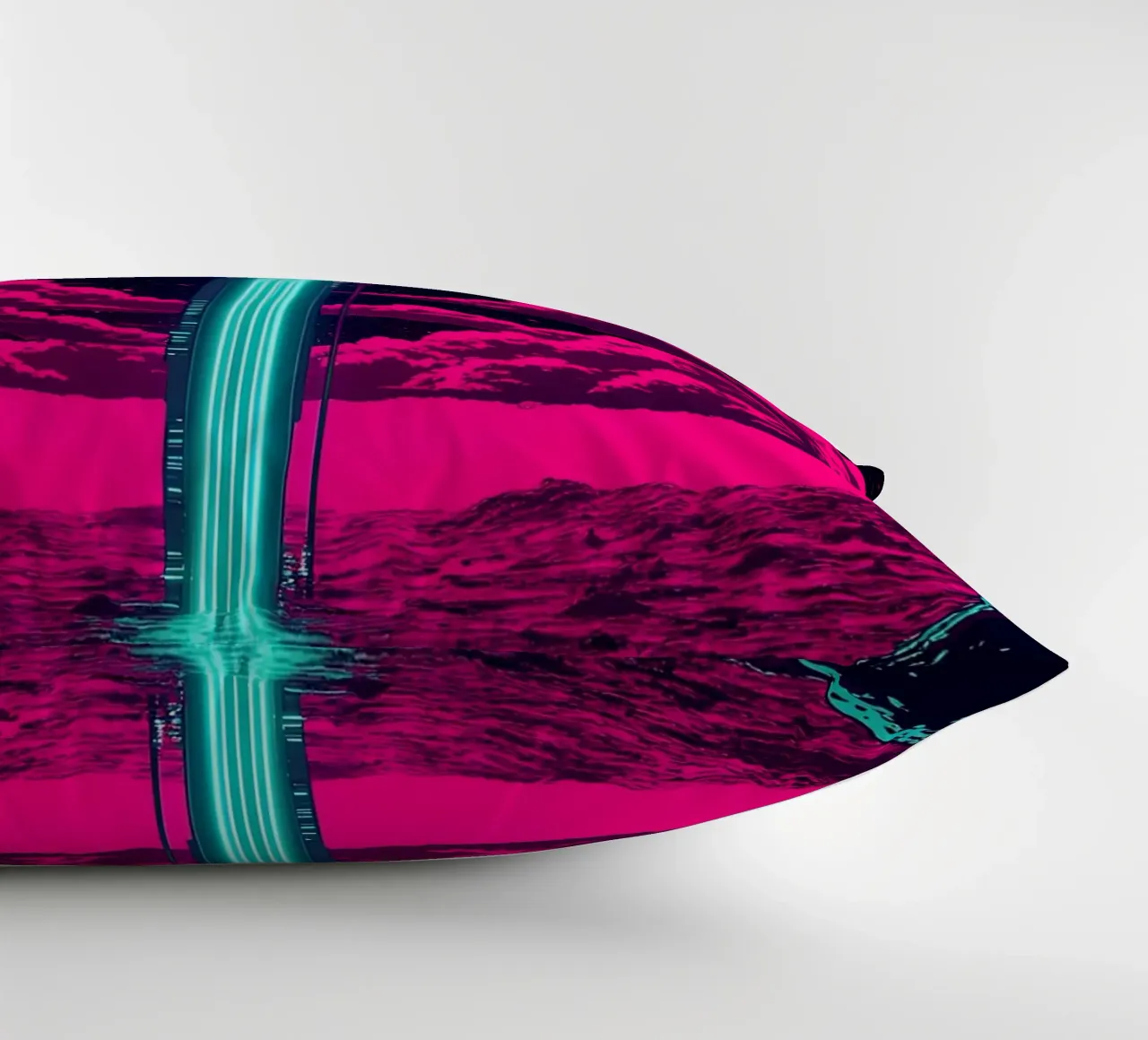Ascensore spaziale - Pop Art cuscino da ColorCrash Gallery
