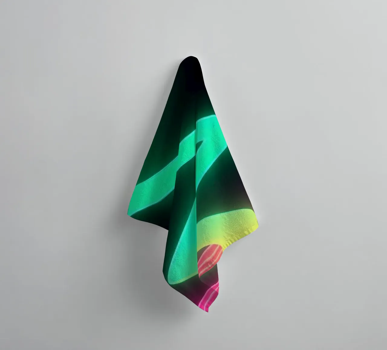 Sci-fi Space - Pop Art towel by ColorCrash Gallery