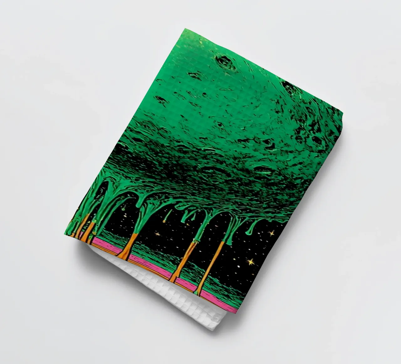 Planet Dripping - Pop Art canovaccio da cucina da ColorCrash Gallery