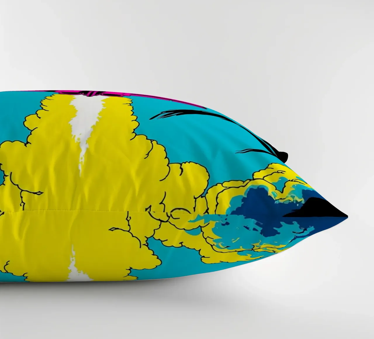 Lancio dello Space Shuttle - Pop Art cuscino da ColorCrash Gallery