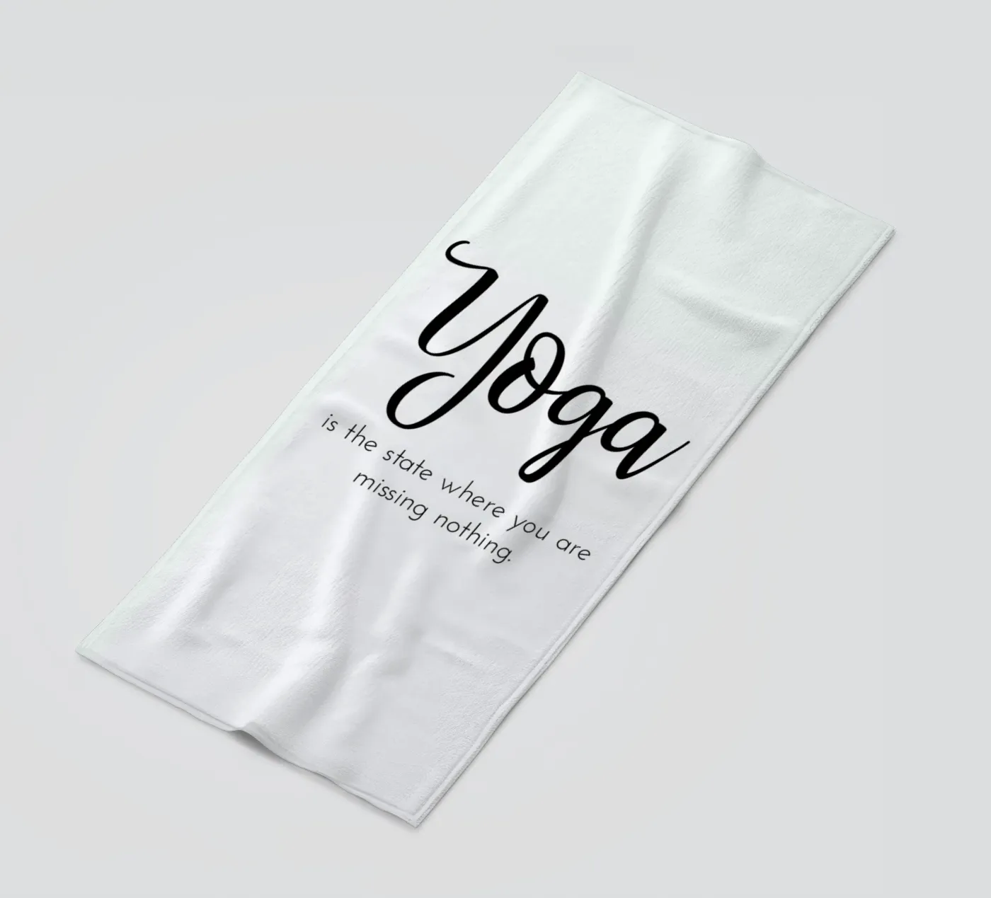 Yoga beach towel by Ayleen