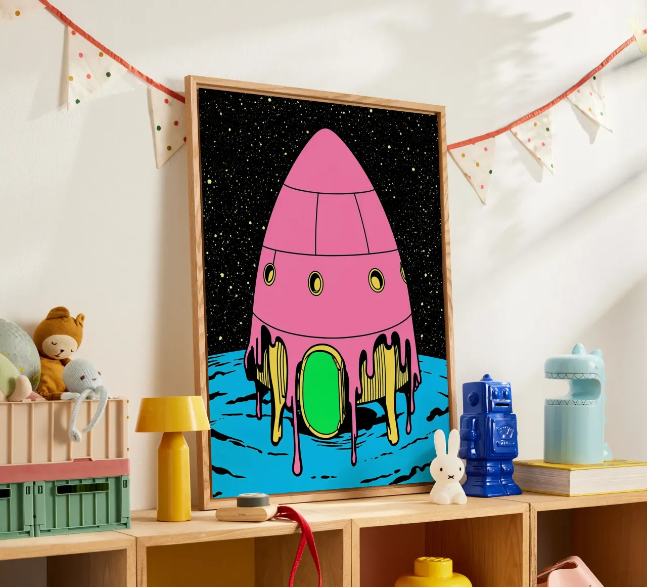Lander - Pop Art plexiglass da ColorCrash Gallery