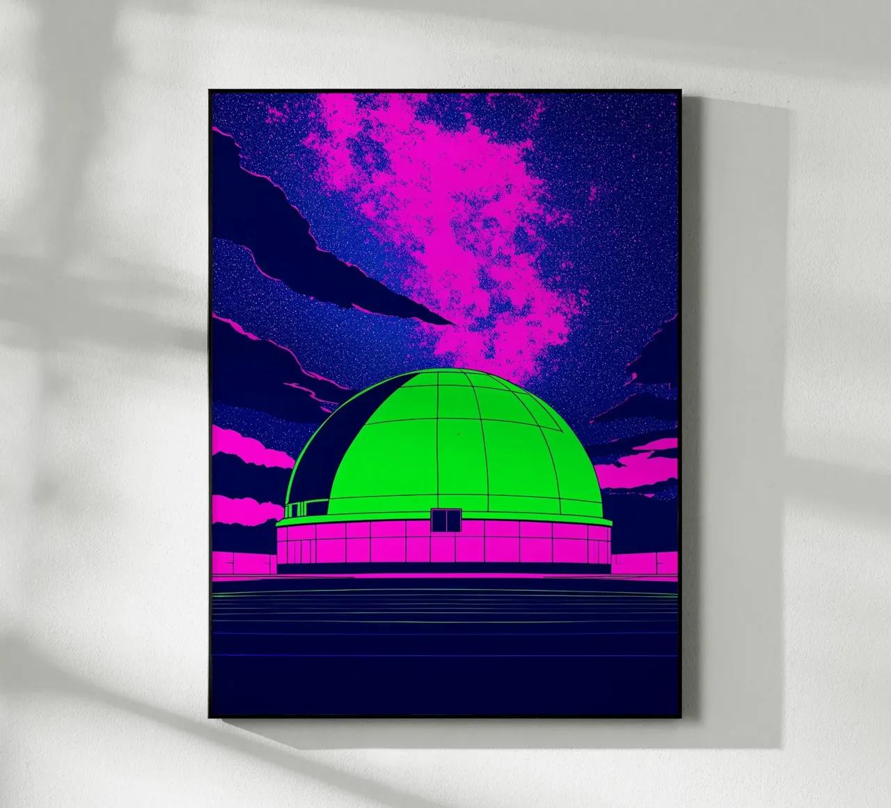 Cúpula del Observatorio - Pop Art metacrilato de ColorCrash Gallery