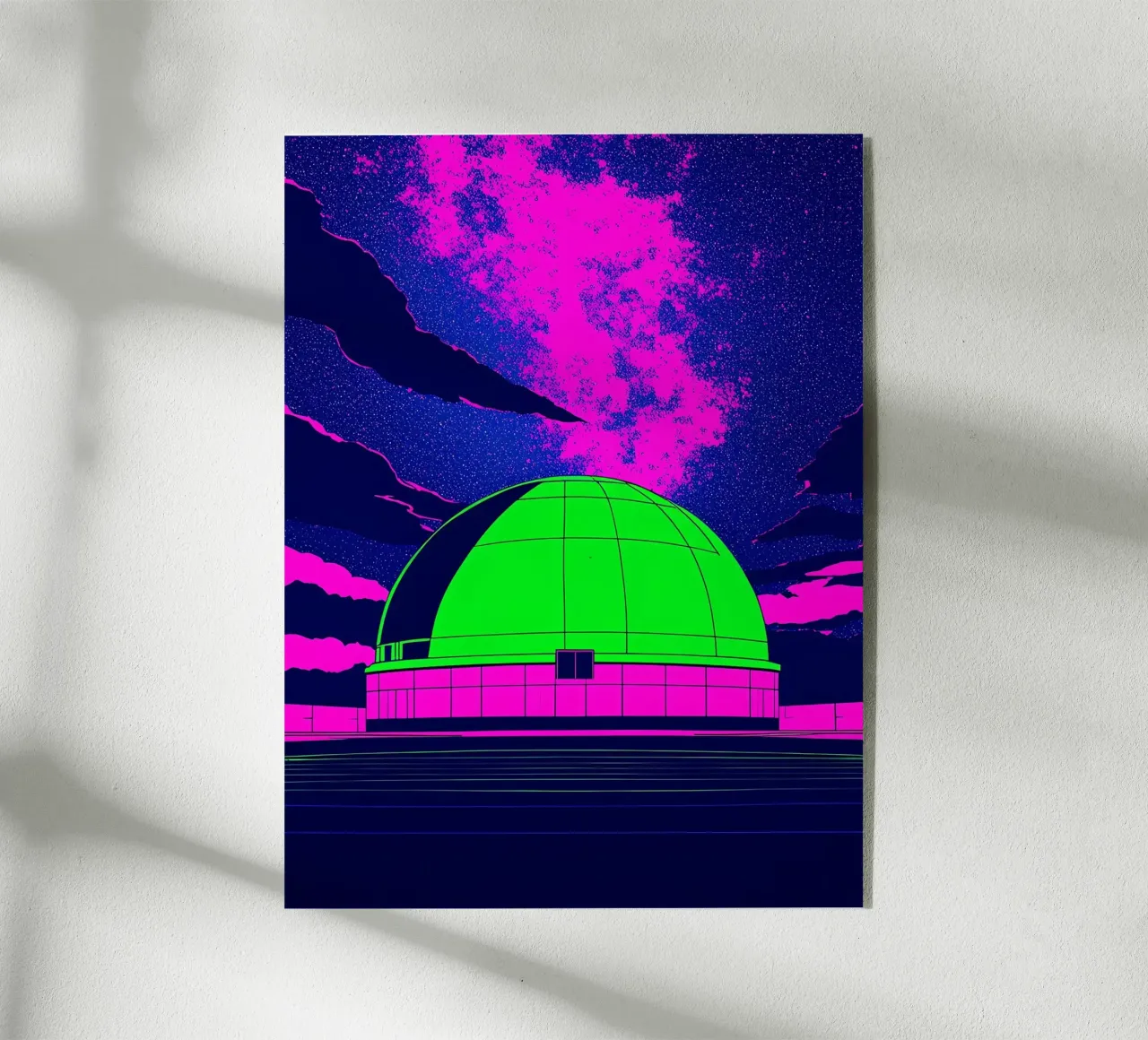 Cúpula del Observatorio - Pop Art metacrilato de ColorCrash Gallery