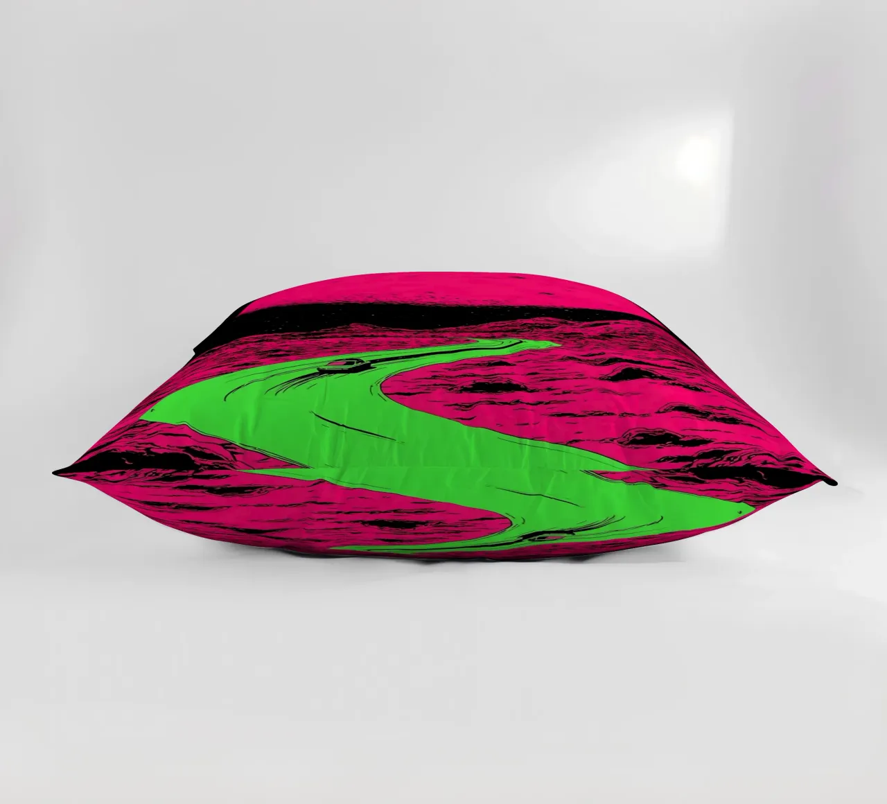 Strada della Luna - Pop Art cuscino da ColorCrash Gallery