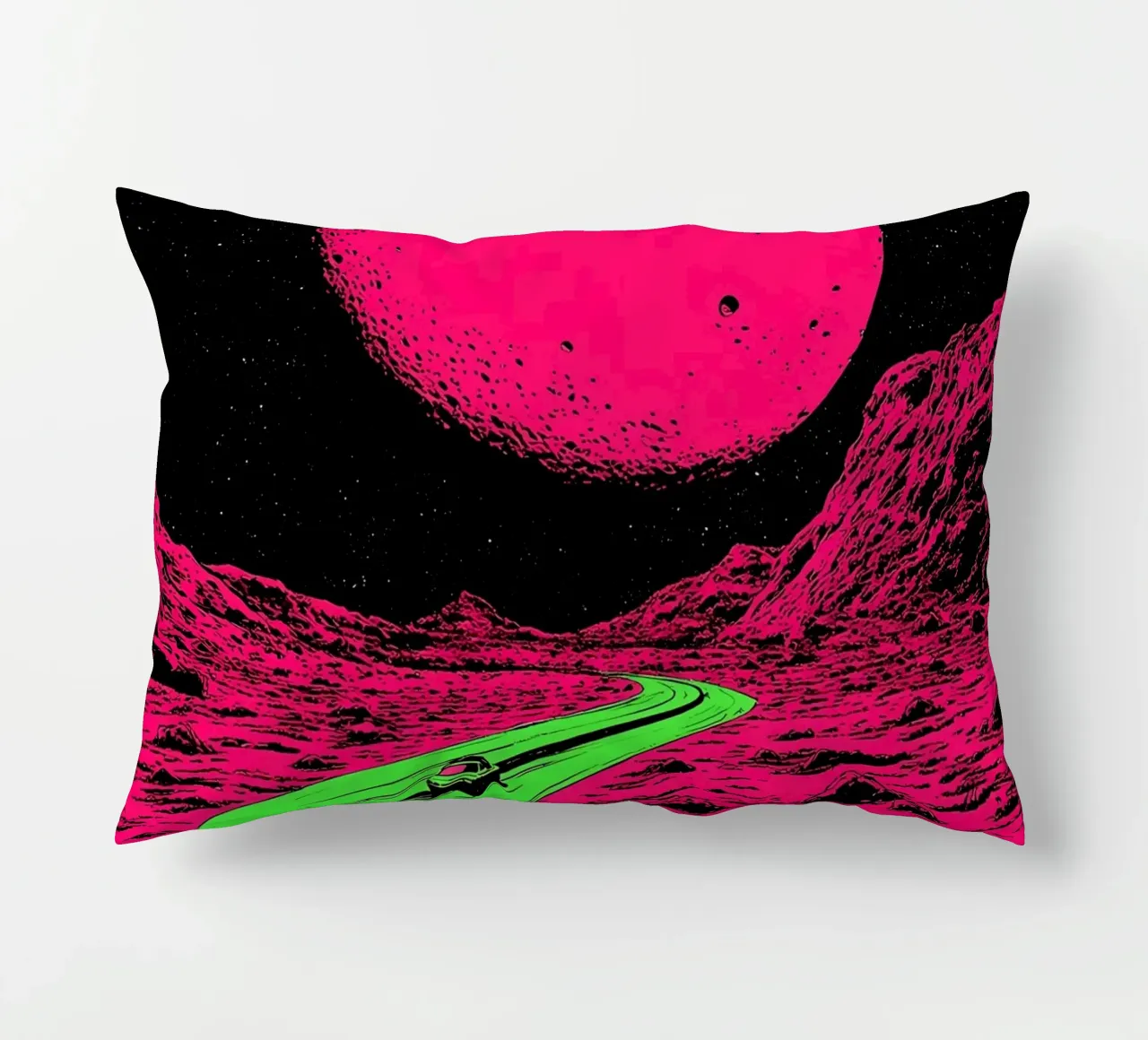 Strada della Luna - Pop Art cuscino da ColorCrash Gallery