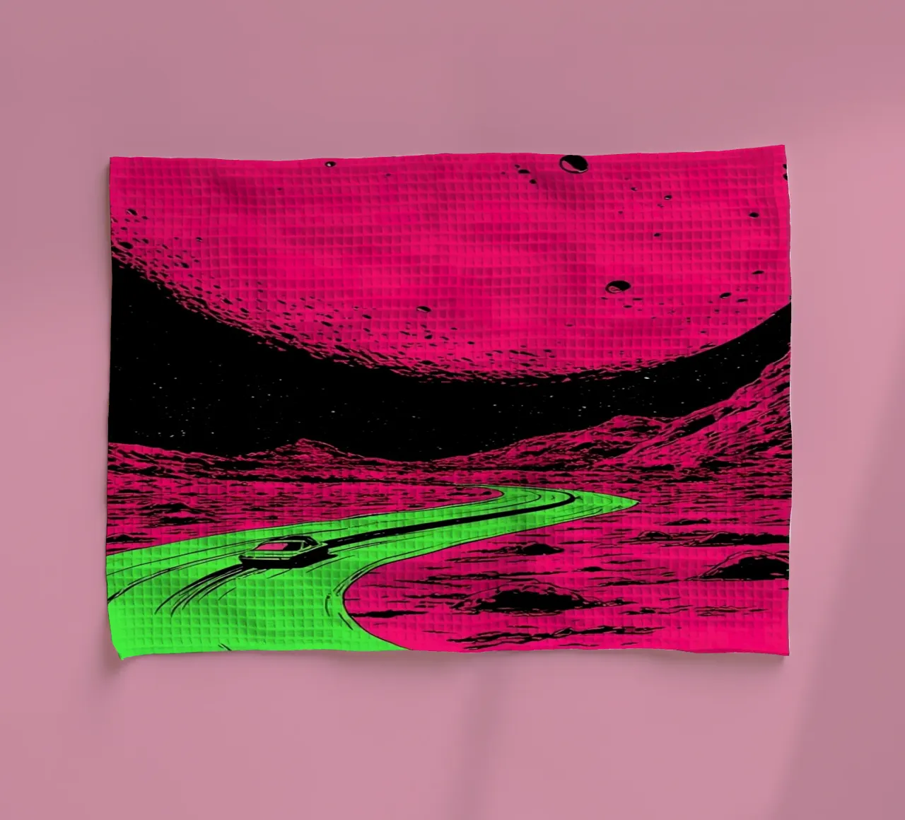 Strada della Luna - Pop Art canovaccio da cucina da ColorCrash Gallery