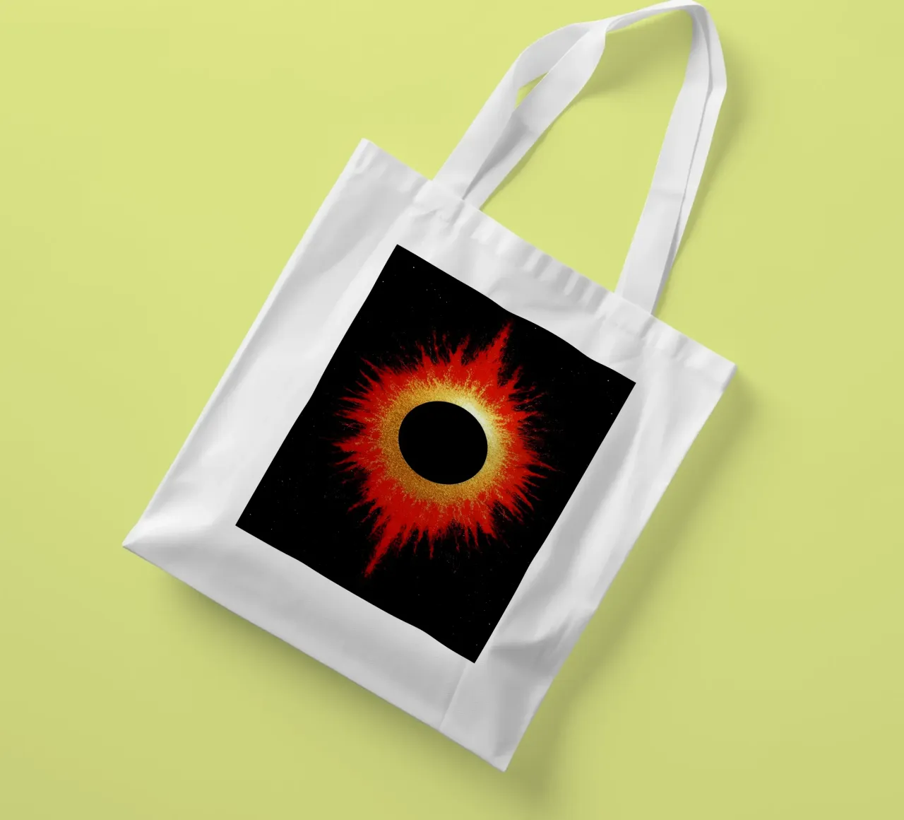 Solar Eclipse - Pop Art tote bag by ColorCrash Gallery