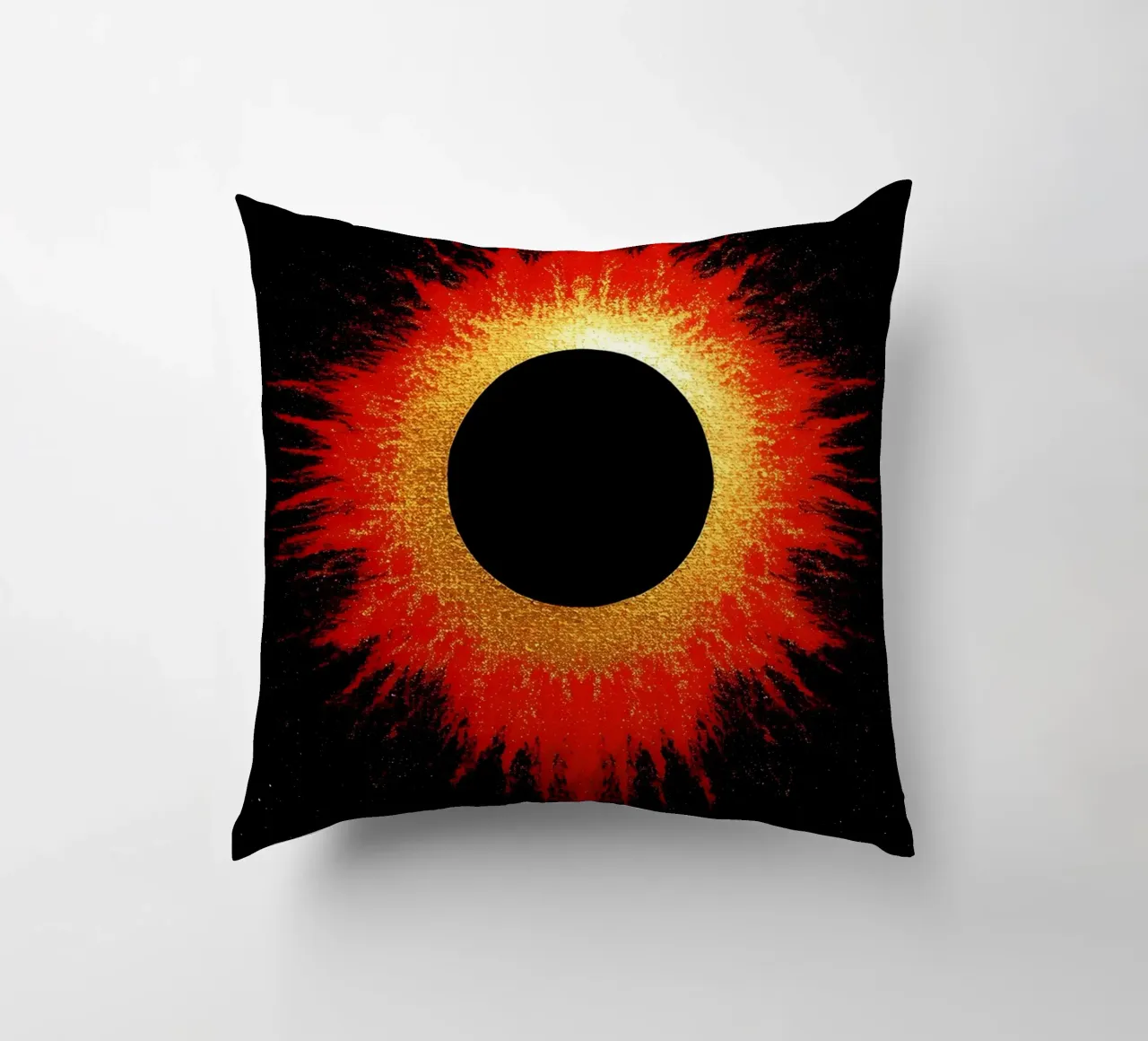 Eclissi solare - Pop Art cuscino da ColorCrash Gallery