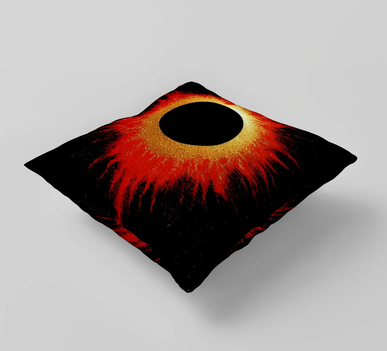 Eclissi solare - Pop Art cuscino da ColorCrash Gallery