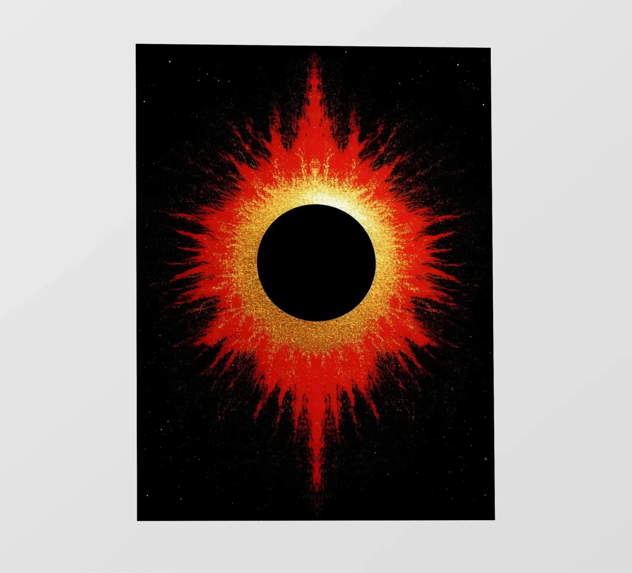 Eclissi solare - Pop Art pellicola backlit da ColorCrash Gallery