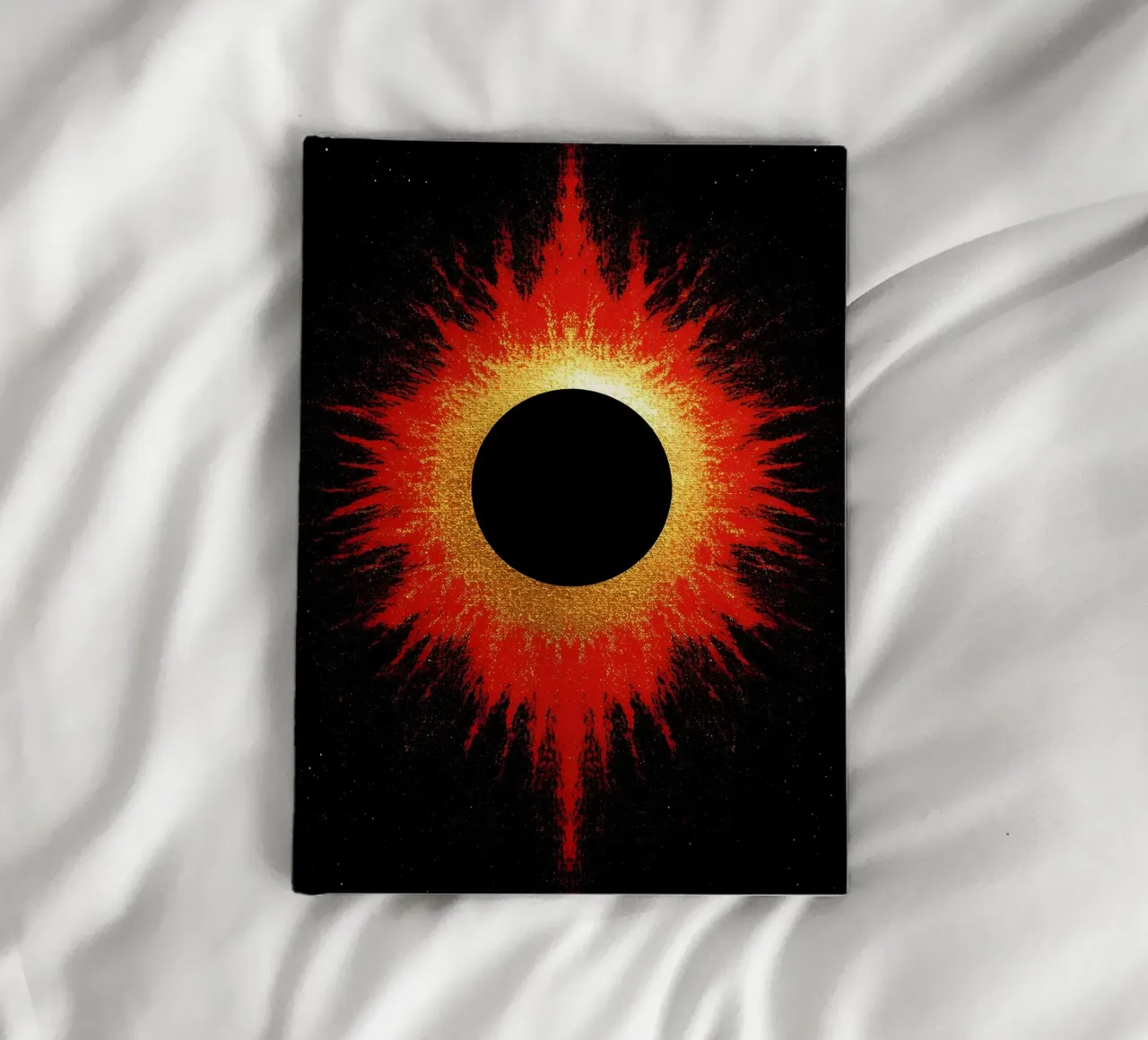 Solar Eclipse - Pop Art notebook by ColorCrash Gallery