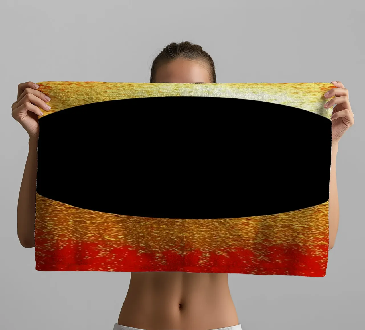 Eclissi solare - Pop Art asciugamano da bagno da ColorCrash Gallery