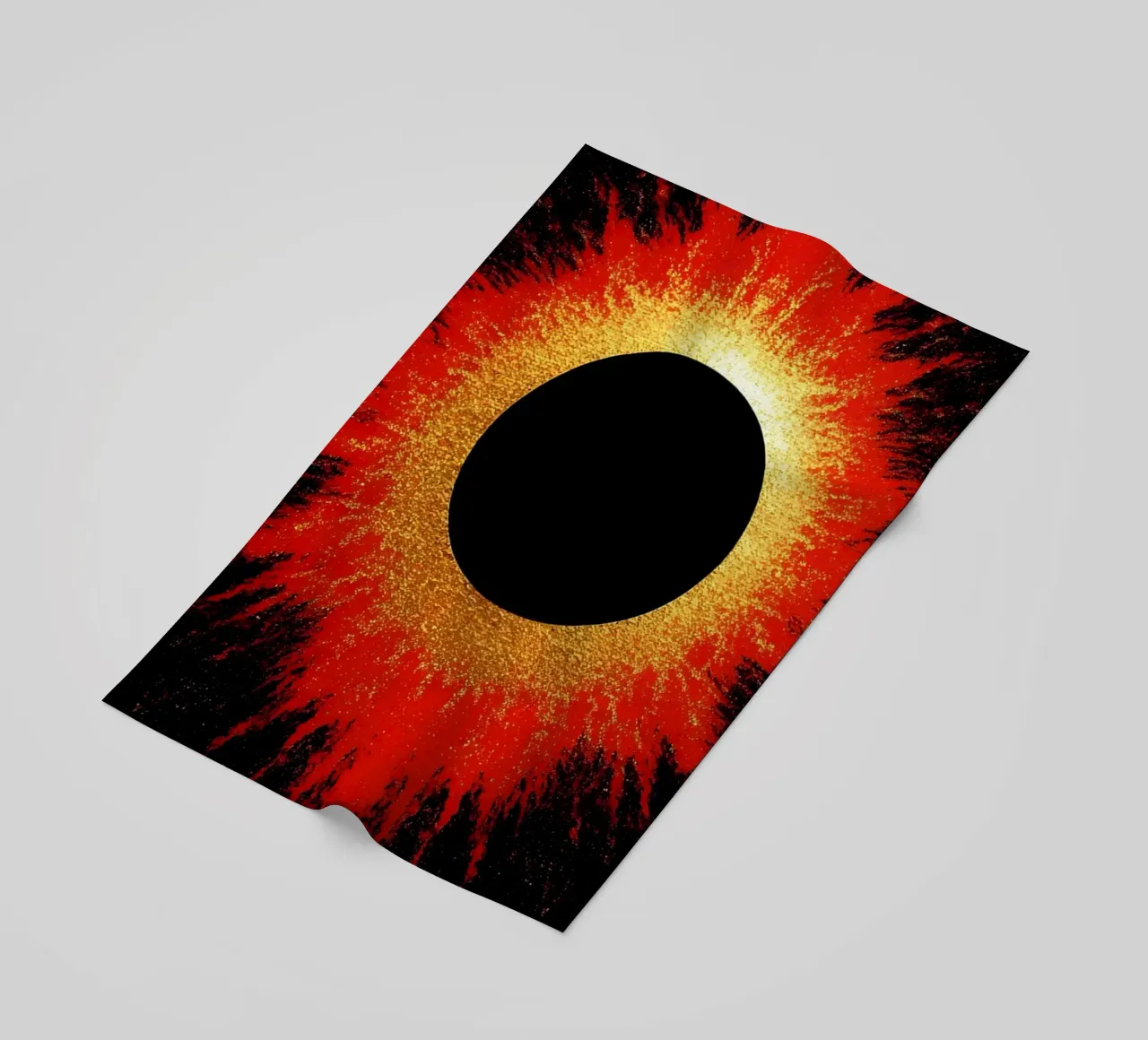 Eclissi solare - Pop Art telo mare da ColorCrash Gallery