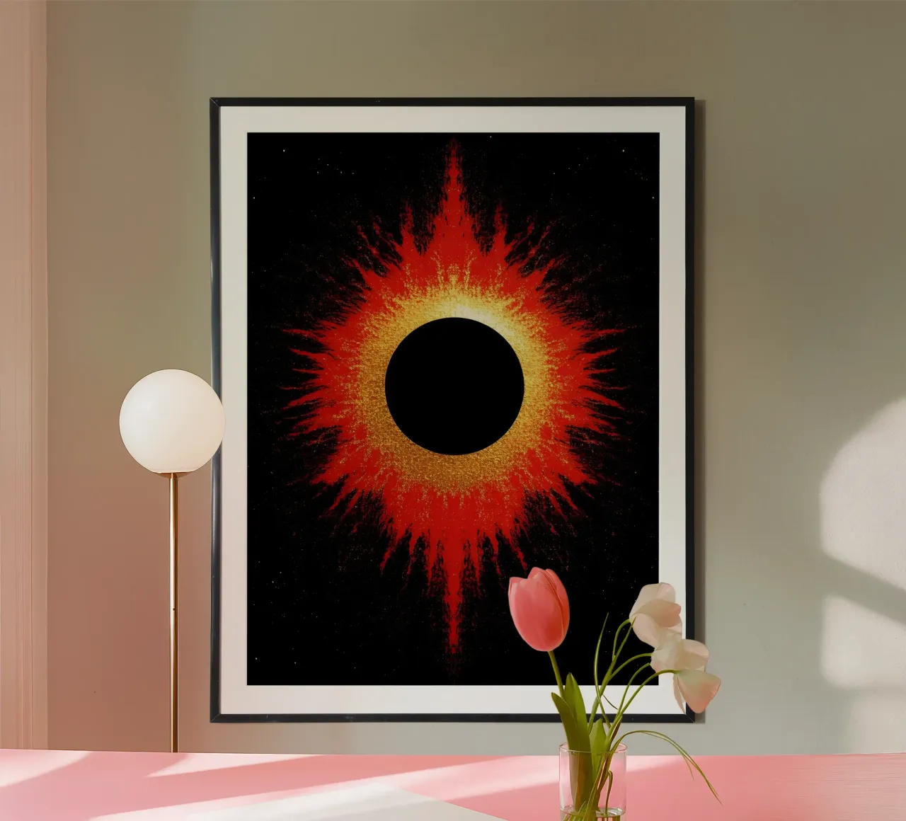 Eclissi solare - Pop Art carta hahnemühle da ColorCrash Gallery