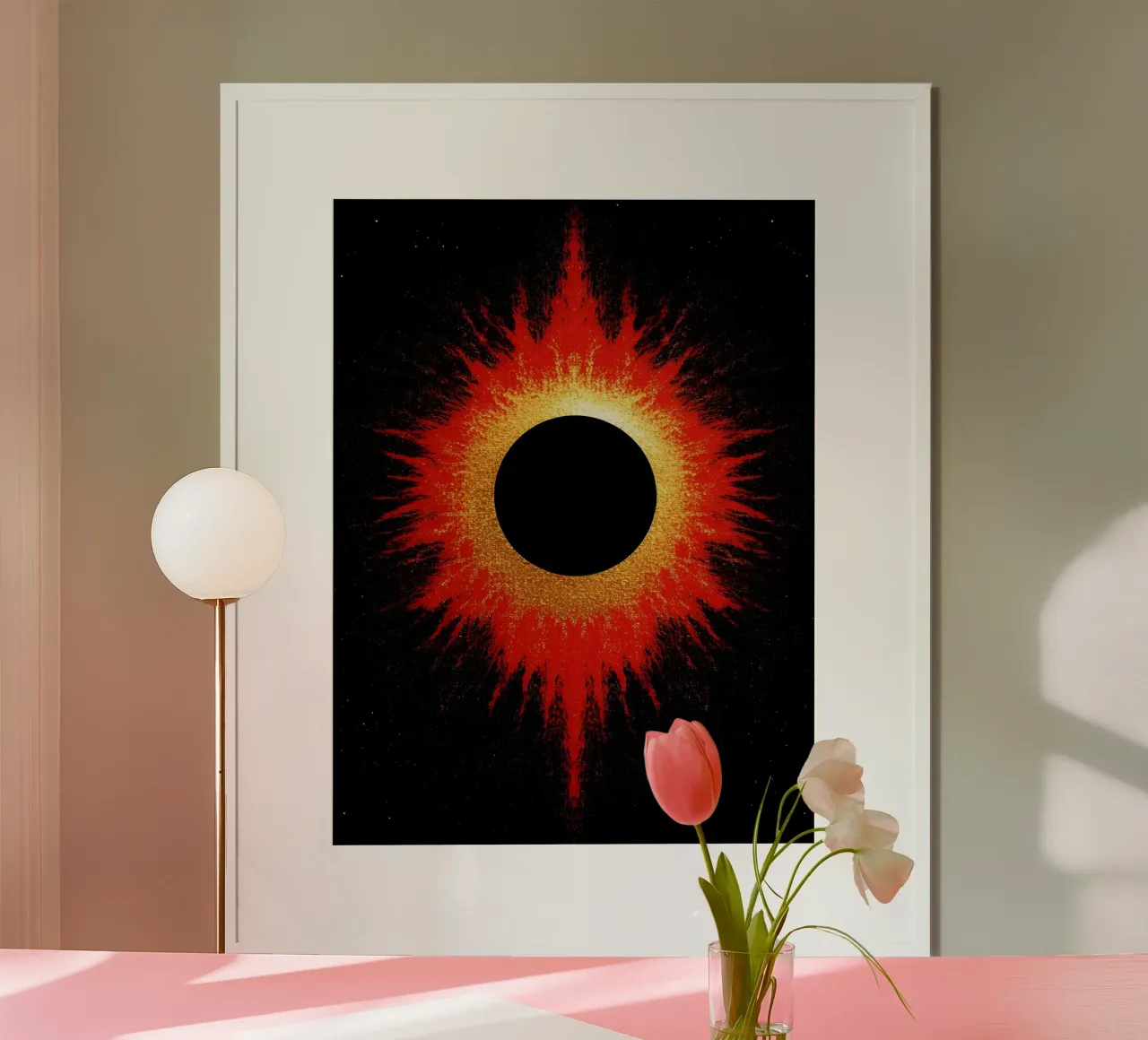 Eclissi solare - Pop Art carta hahnemühle da ColorCrash Gallery