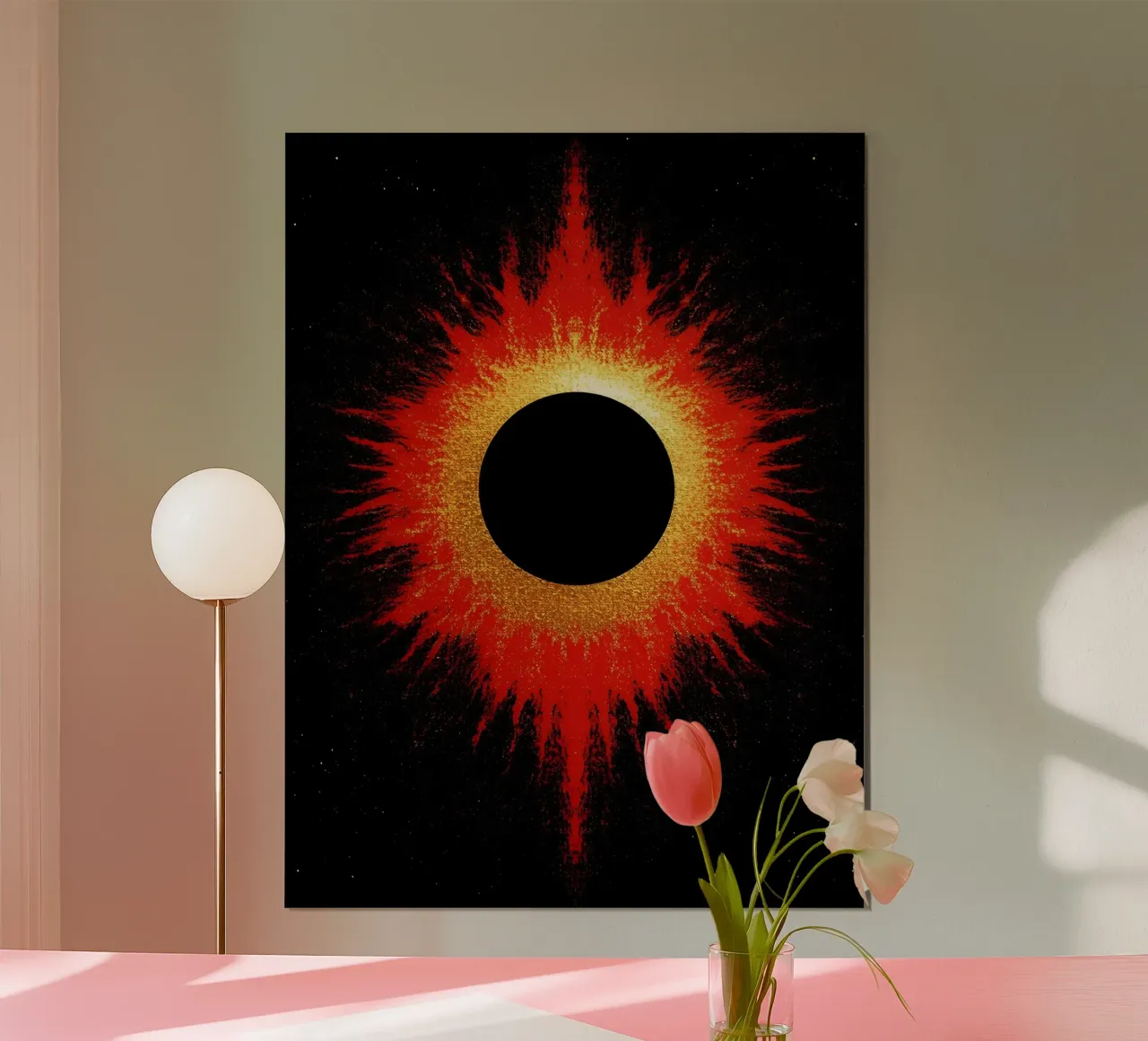 Eclissi solare - Pop Art carta hahnemühle da ColorCrash Gallery