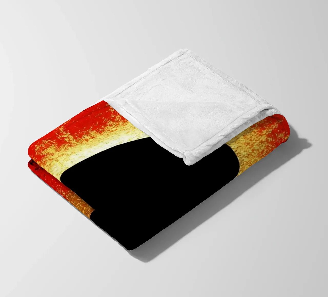 Eclissi solare - Pop Art coperta in pile da ColorCrash Gallery