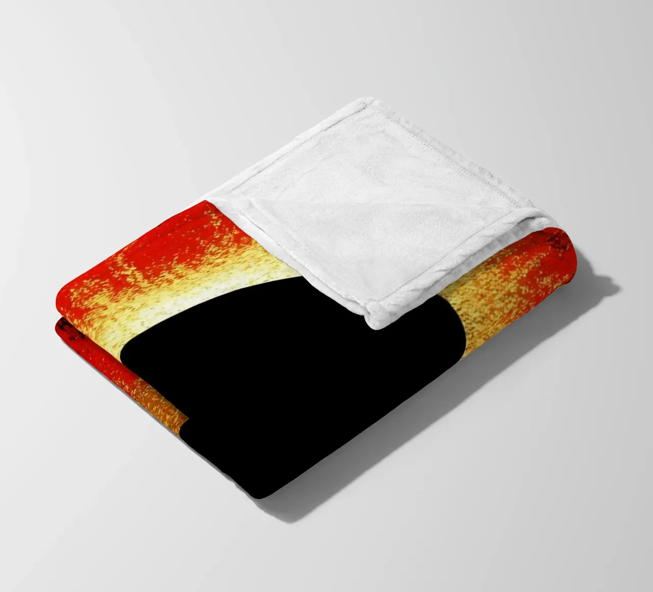 Eclissi solare - Pop Art coperta in pile da ColorCrash Gallery