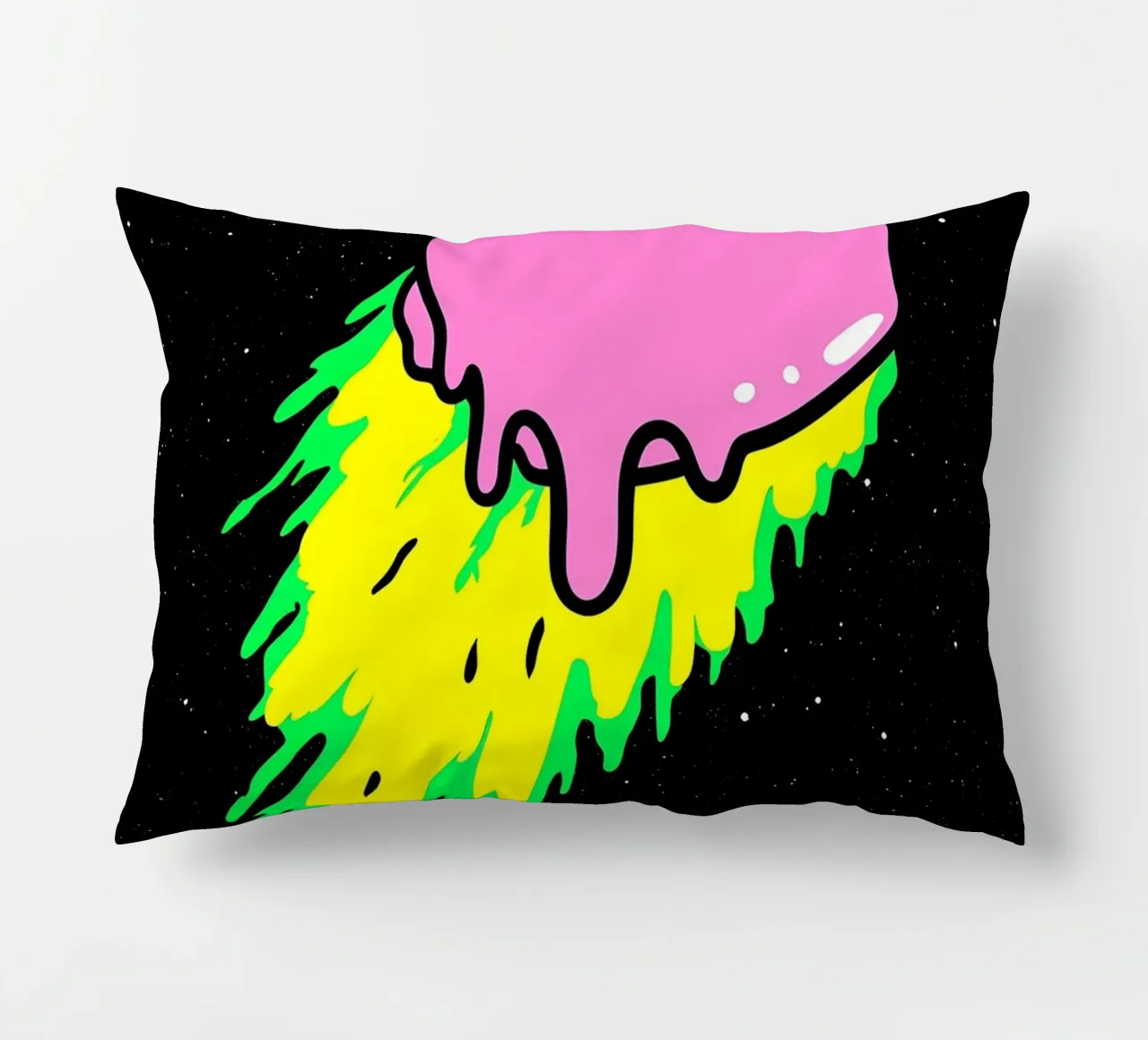 Melting Meteor - Pop Art decorative cushion by ColorCrash Gallery