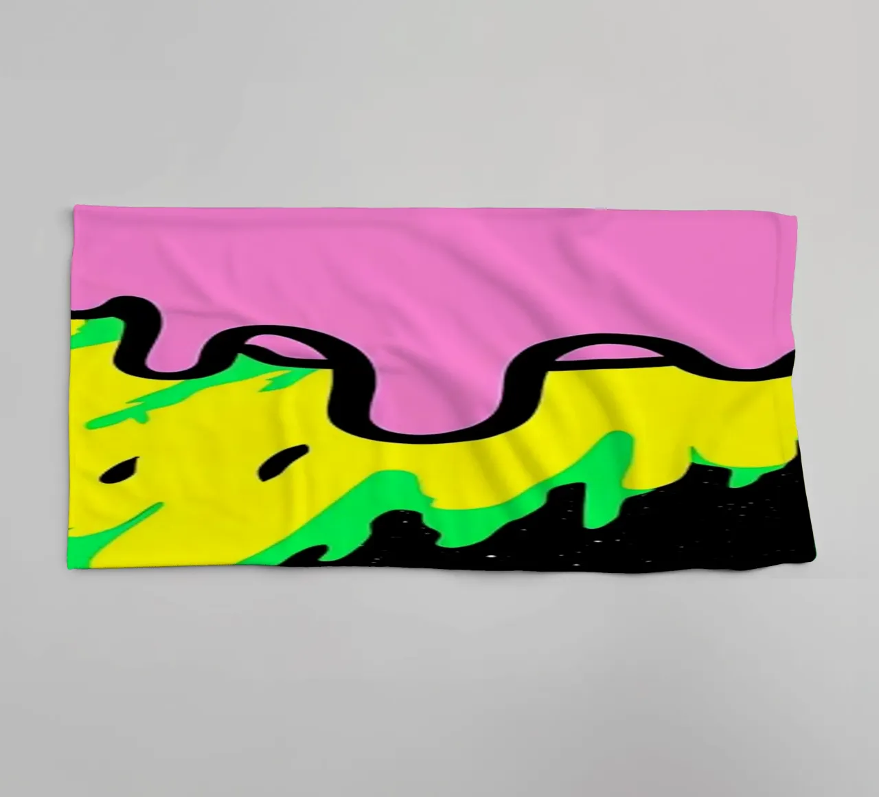 Meteoro en fusión - Pop Art toalla de baño de ColorCrash Gallery