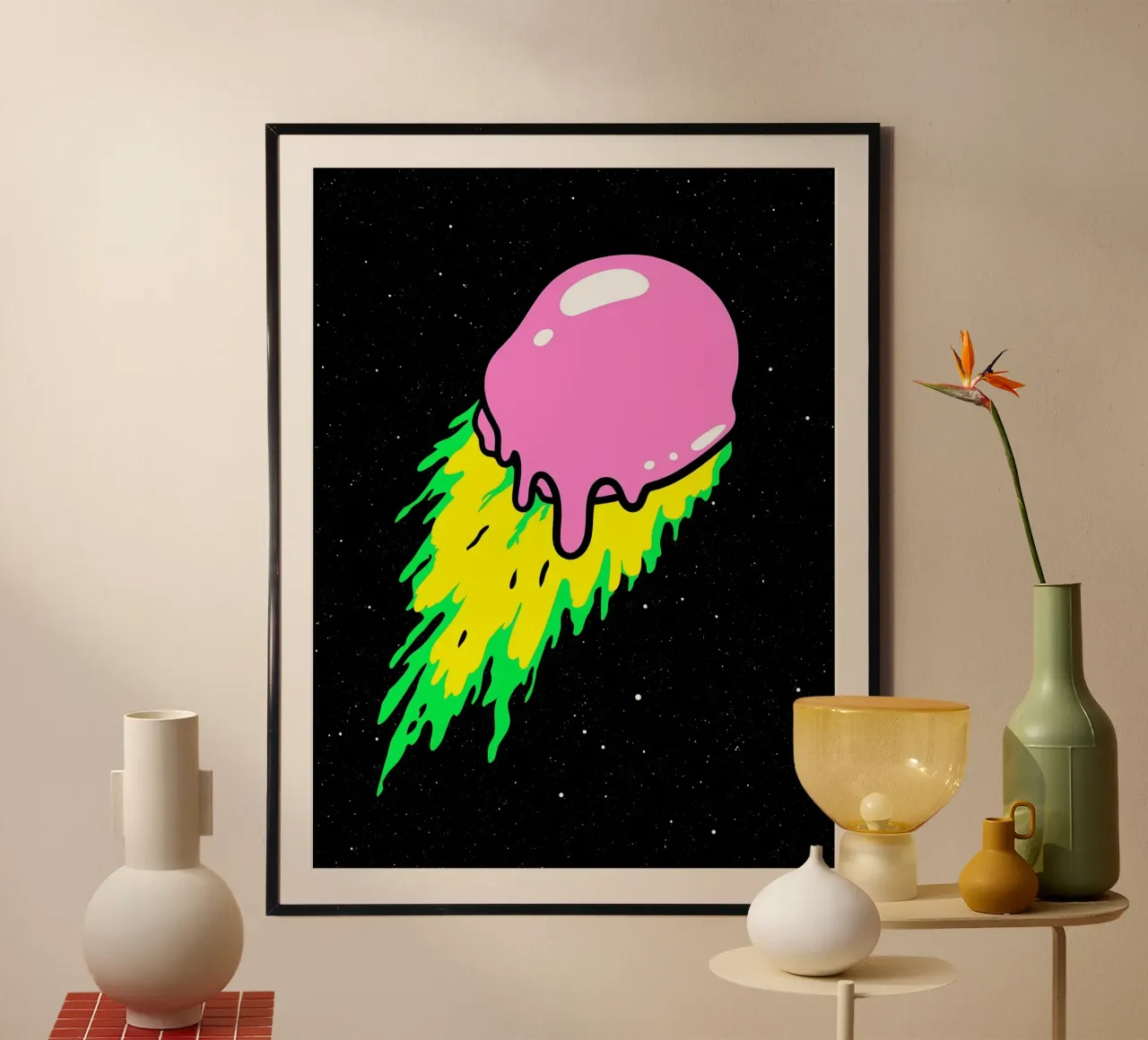 Meteoro en fusión - Pop Art hahnemühle de ColorCrash Gallery