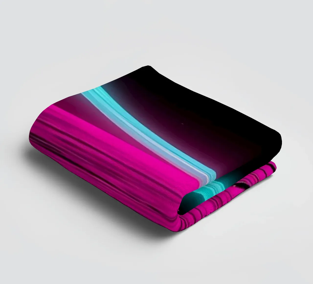 Planet With Ring - Pop Art towel by ColorCrash Gallery