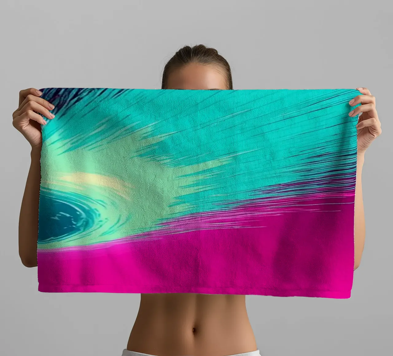 Meteoritenschauer - Pop Art Handtuch von ColorCrash Gallery