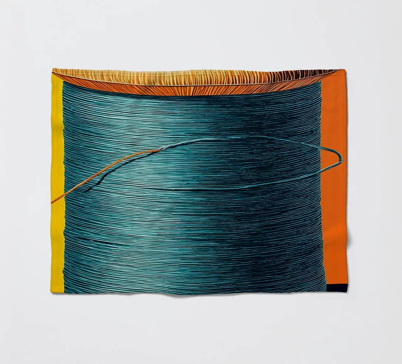 Spool Thread - Pop Art fleece blanket by ColorCrash Gallery