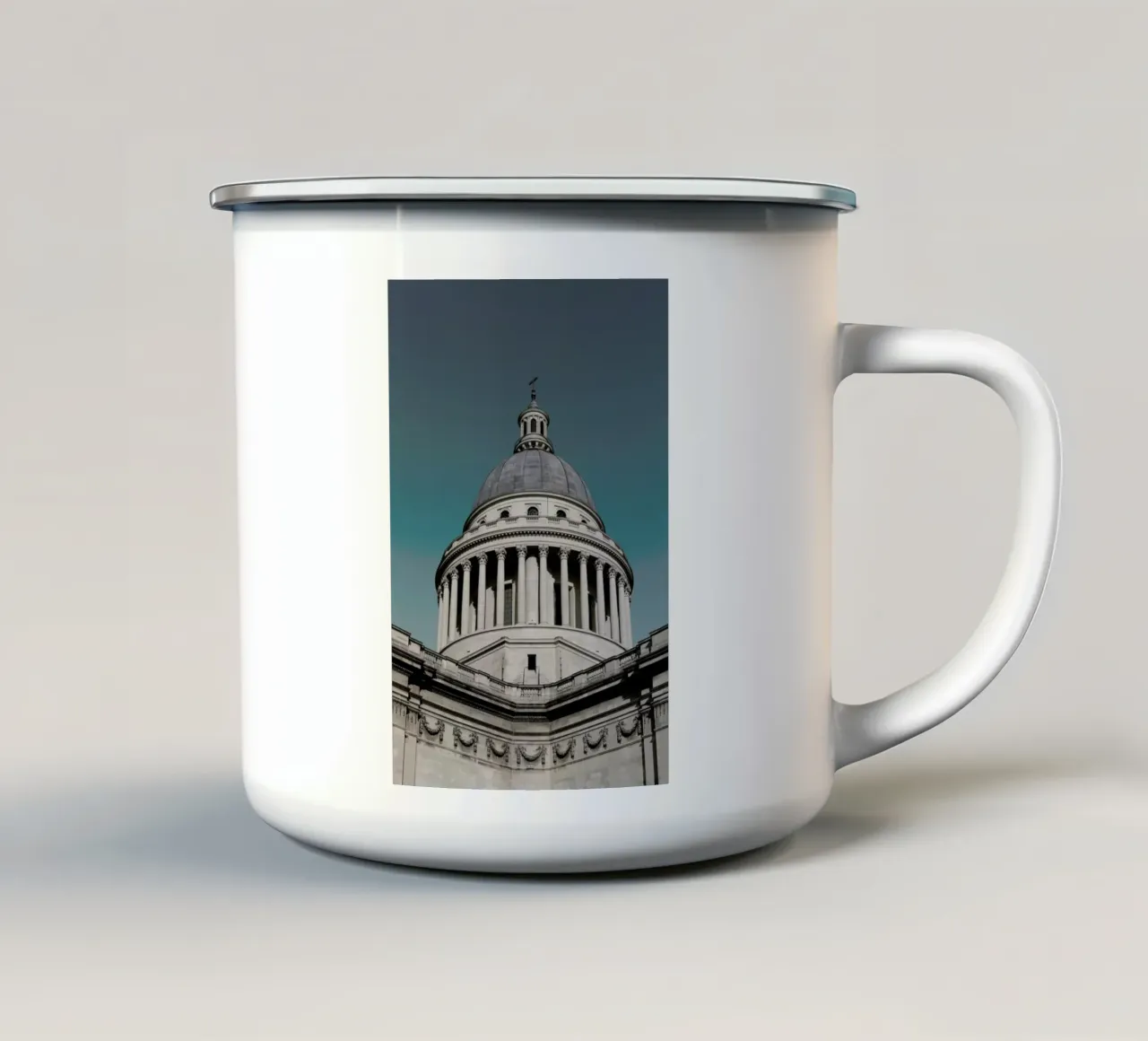 Pantheon, Paris tazza in smalto da METROPOLIS