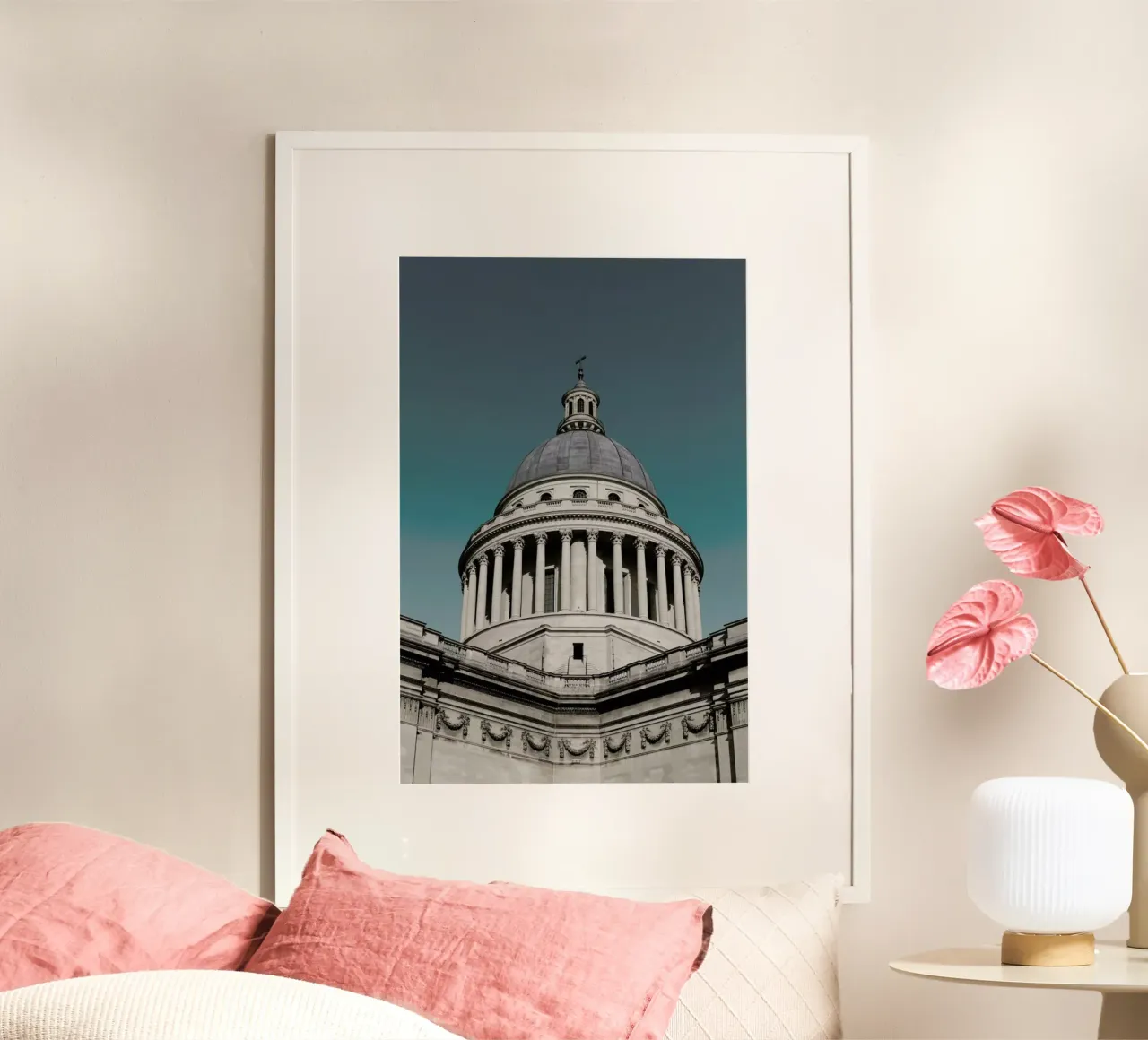 Pantheon, Paris poster con telaio in legno da METROPOLIS