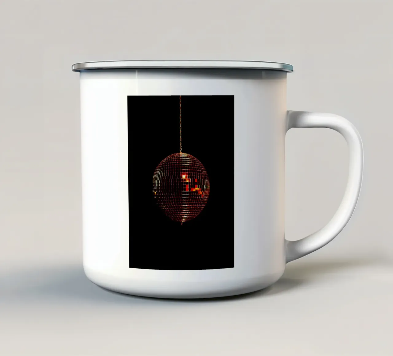 Sisco Ball - Pop Art tazza in smalto da ColorCrash Gallery
