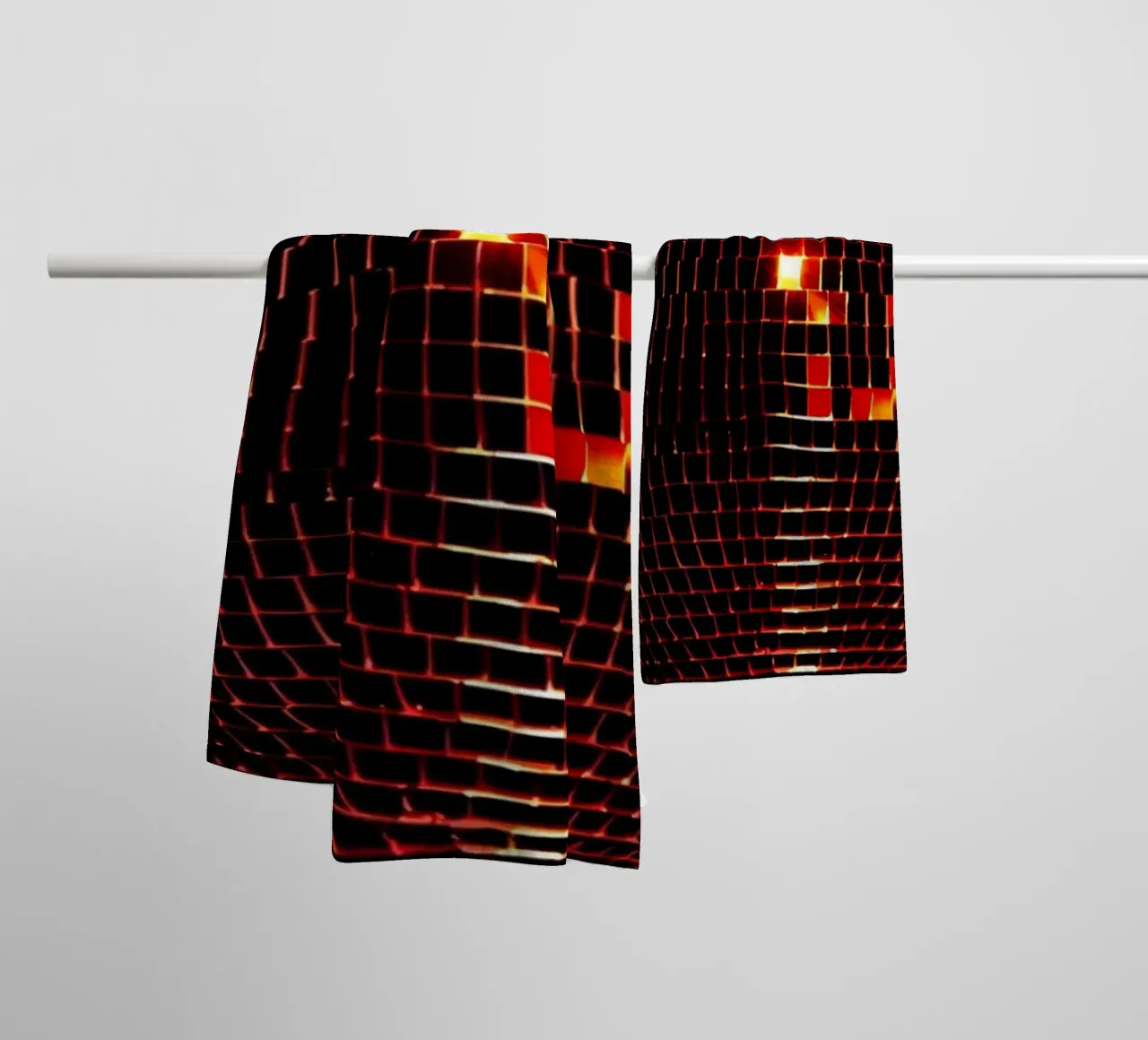 Sisco Ball - Pop Art asciugamano da bagno da ColorCrash Gallery