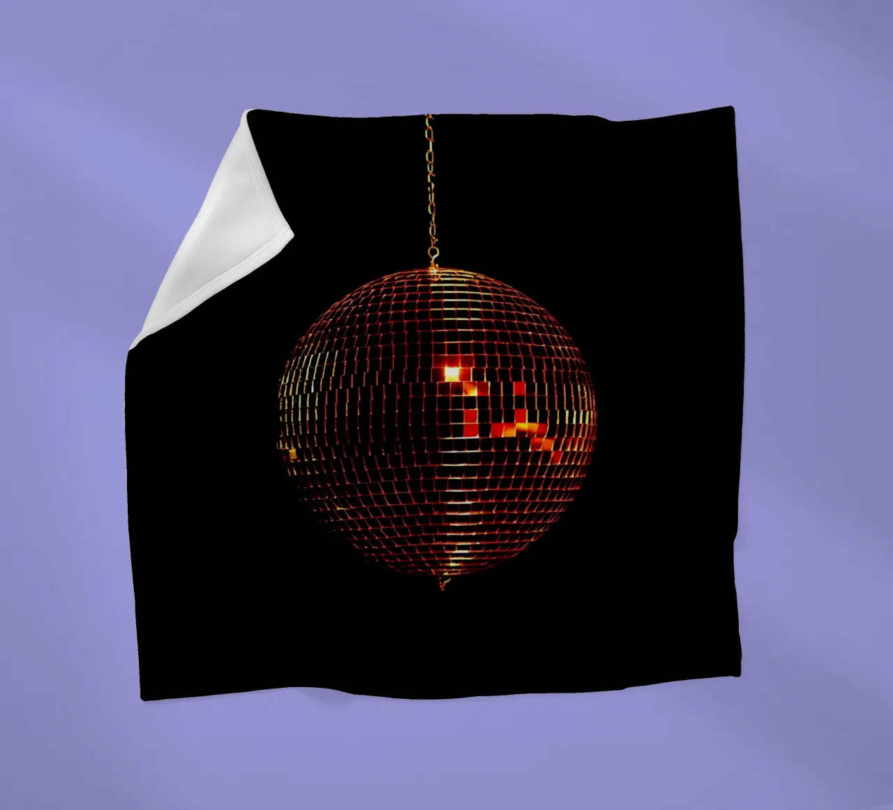 Sisco Ball - Pop Art coperta in pile da ColorCrash Gallery