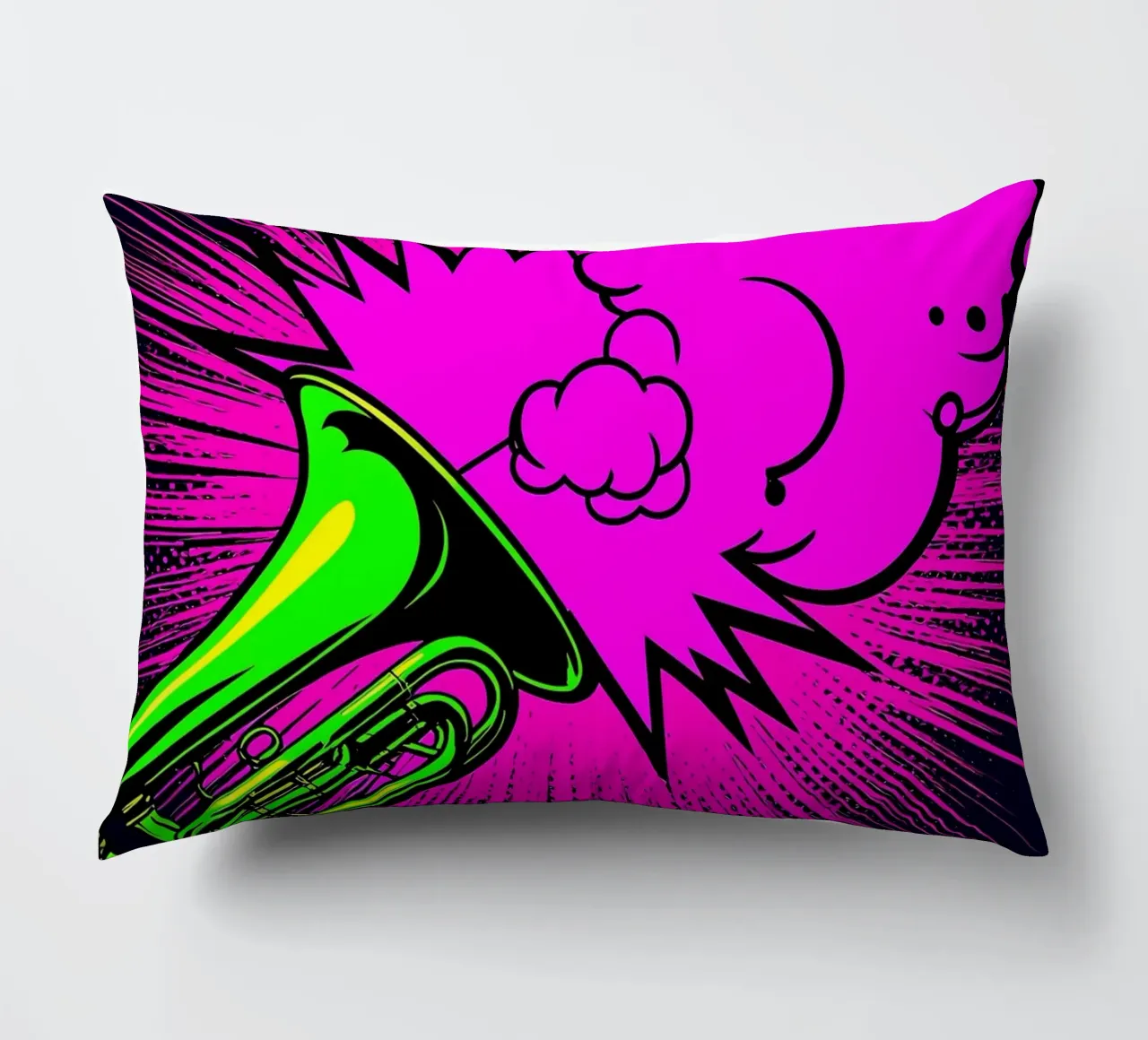 Tromba - Pop Art cuscino da ColorCrash Gallery