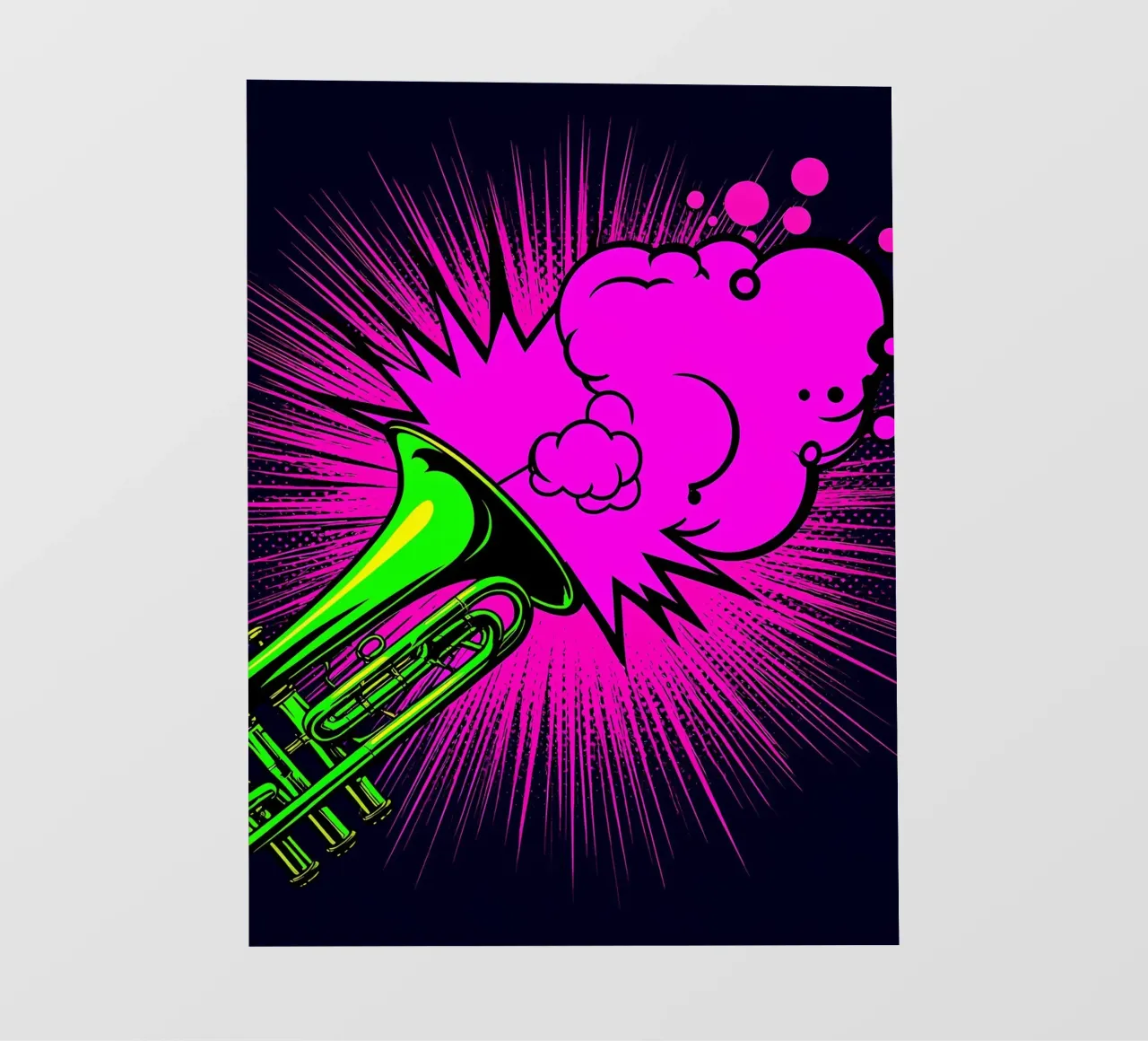 Tromba - Pop Art pellicola backlit da ColorCrash Gallery