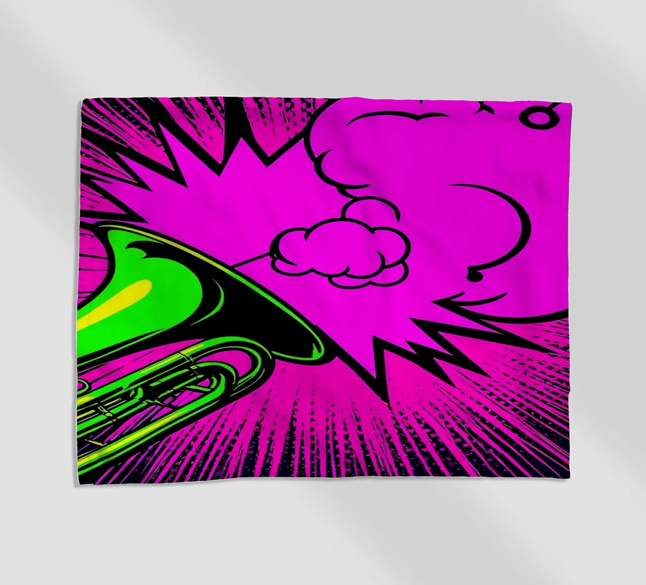 Tromba - Pop Art telo mare da ColorCrash Gallery