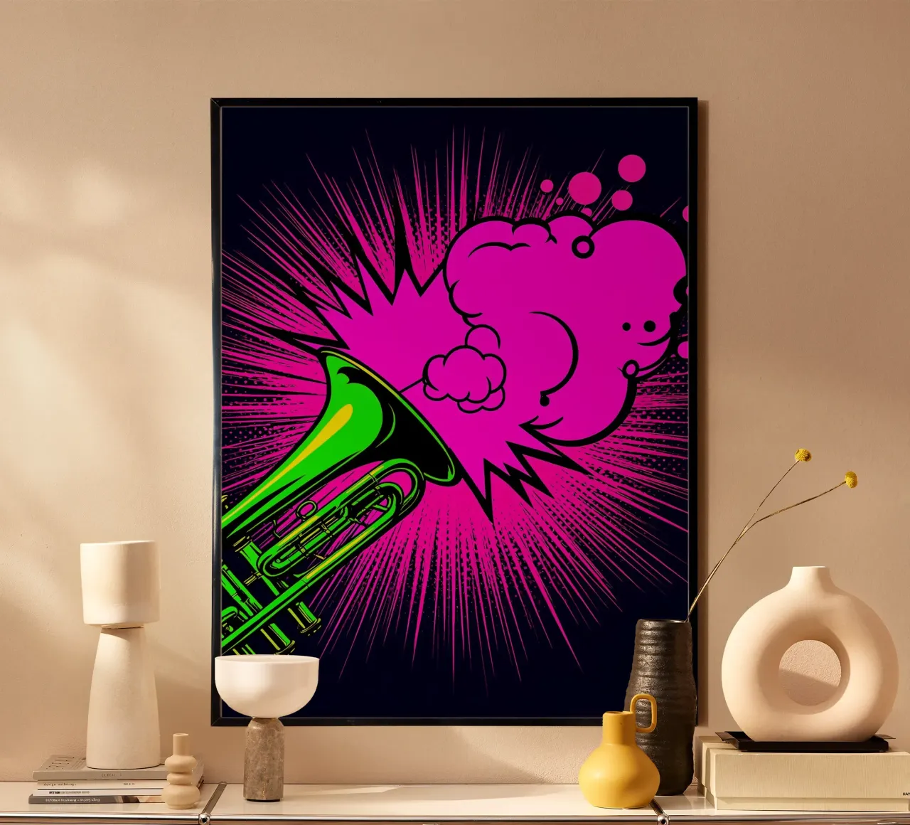 Tromba - Pop Art carta hahnemühle da ColorCrash Gallery